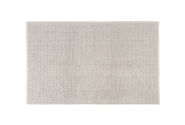 Zachte chenille badmat met antisliplaag