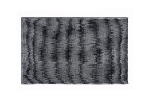 Zachte chenille badmat met antisliplaag