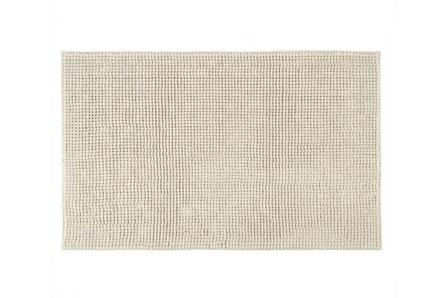 Zachte chenille badmat met antisliplaag