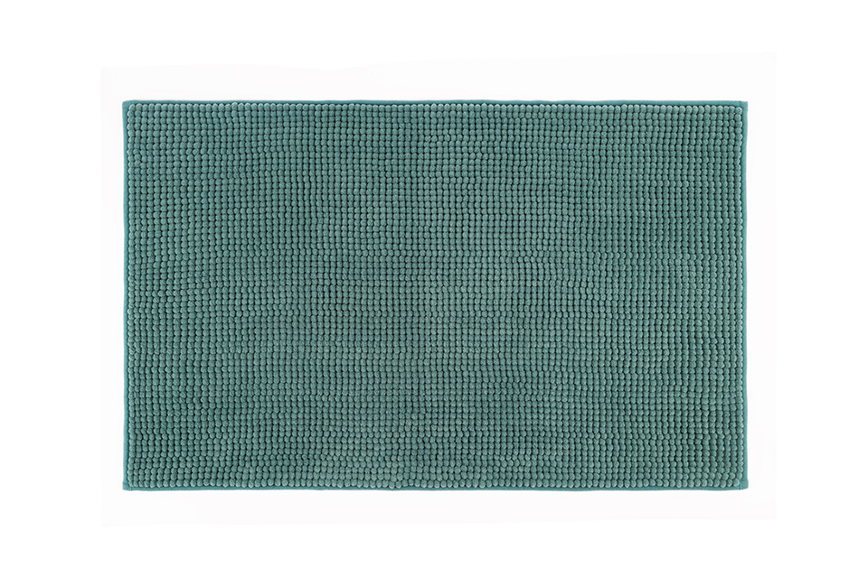 Zachte chenille badmat met antisliplaag