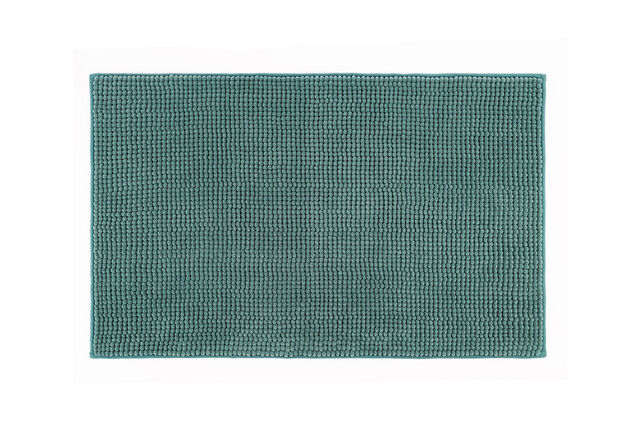 Zachte chenille badmat met antisliplaag