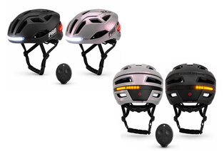 Casque de vélo intelligent avec clignotants sans fil et éclairage LED — 1