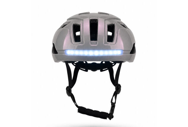Casque de vélo intelligent avec clignotants sans fil et éclairage LED