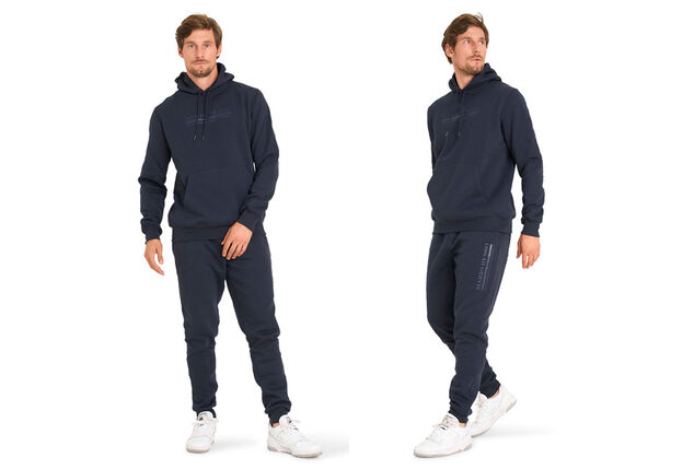 Bequemer Trainingsanzug für Herren: Hose und Hoodie