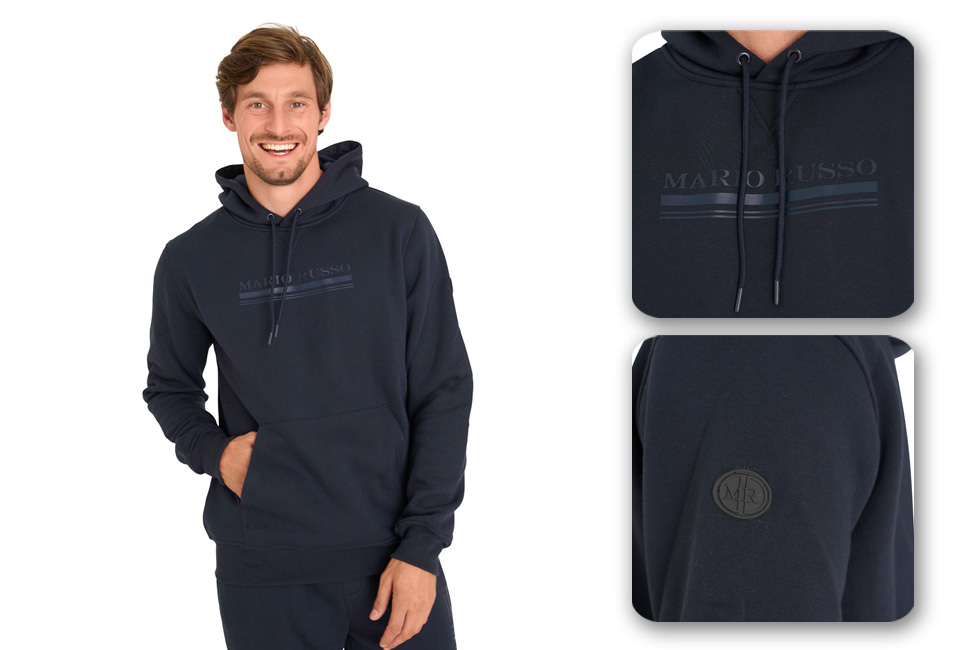 Bequemer Trainingsanzug für Herren: Hose und Hoodie