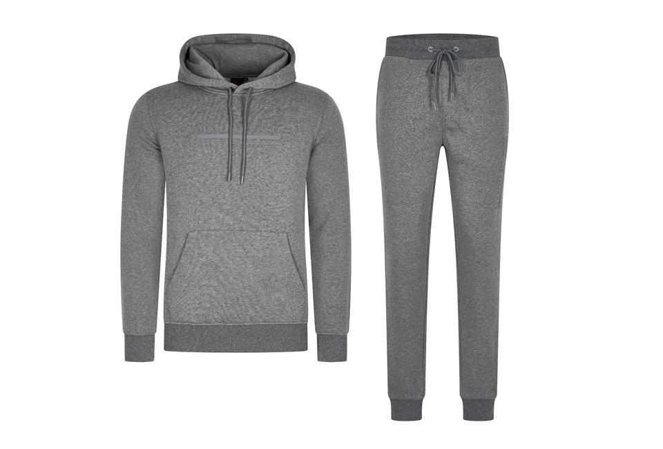 Bequemer Trainingsanzug für Herren: Hose und Hoodie