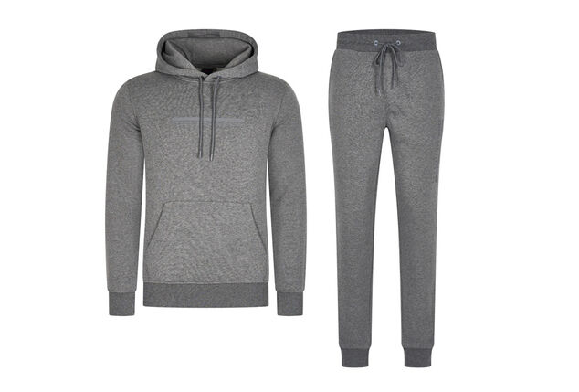 Bequemer Trainingsanzug für Herren: Hose und Hoodie