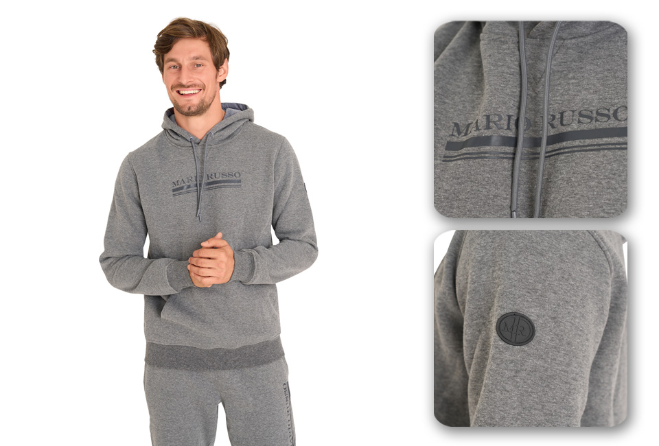 Bequemer Trainingsanzug für Herren: Hose und Hoodie