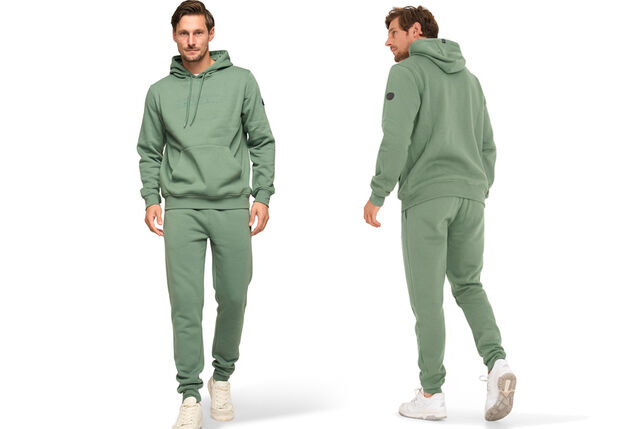 Bequemer Trainingsanzug für Herren: Hose und Hoodie