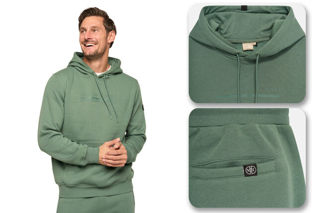 Bequemer Trainingsanzug für Herren: Hose und Hoodie