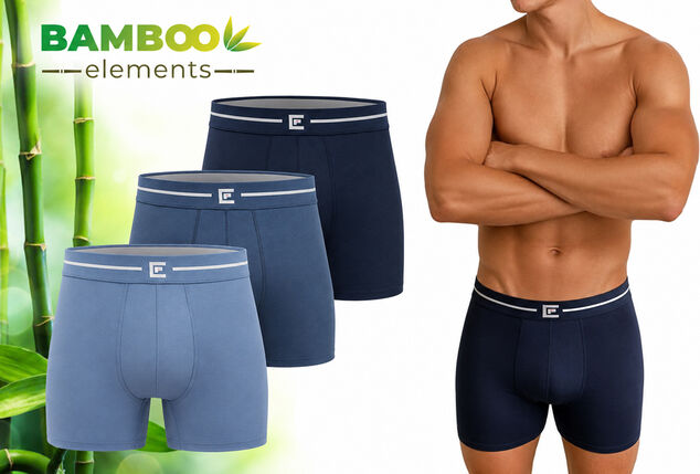 Ordina ora: Set di 6 boxer in bambù - 50% Sconto