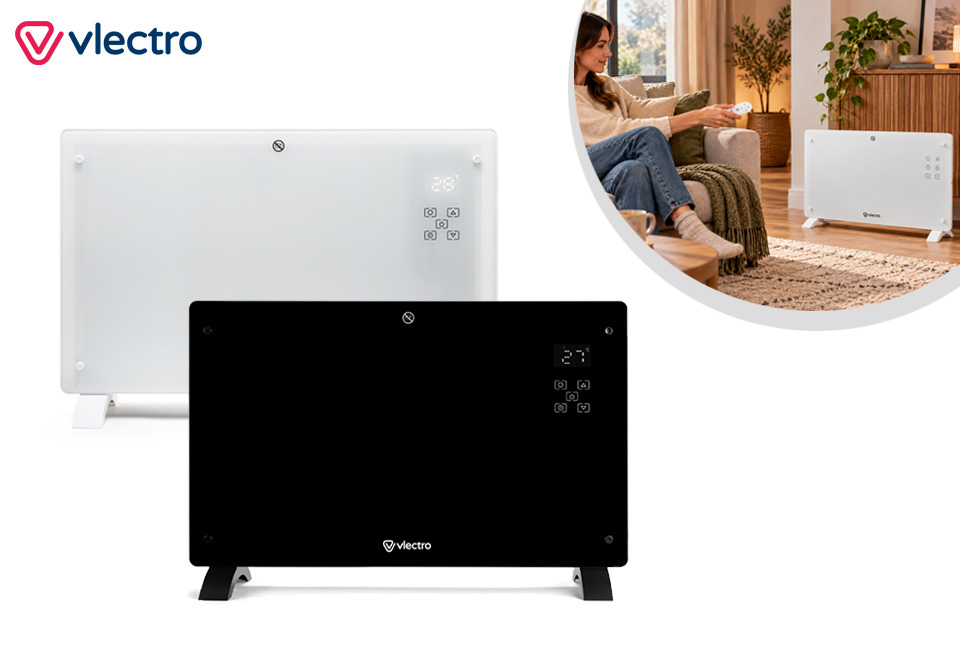 Slim verwarmingspaneel met instelbare timer
