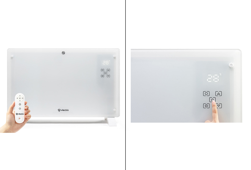 Slim verwarmingspaneel met instelbare timer