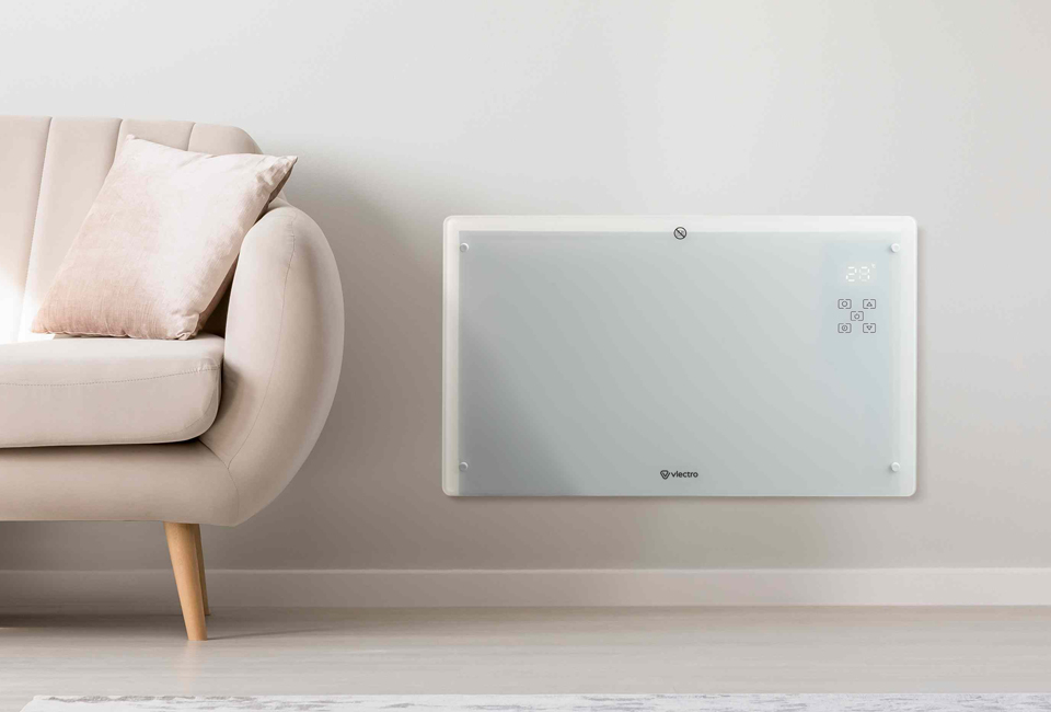 Slim verwarmingspaneel met instelbare timer
