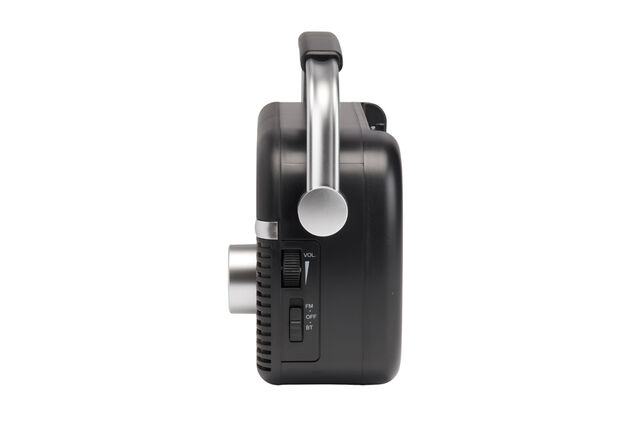 Draagbare FM-radio met Bluetooth 5.0 en retrolook