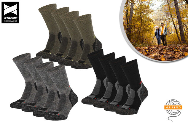 Bestel nu: 2 paar merino wollen wandelsokken - 47% Korting
