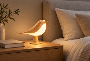 Atmospheric rechargeable bird lamp with 3 light colours — 7
