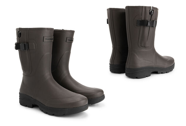 Wasserdichte Gummistiefel mit rutschfester Profilsohle