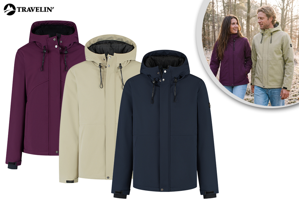 Veste softshell coupe-vent et imperméable pour femmes et hommes