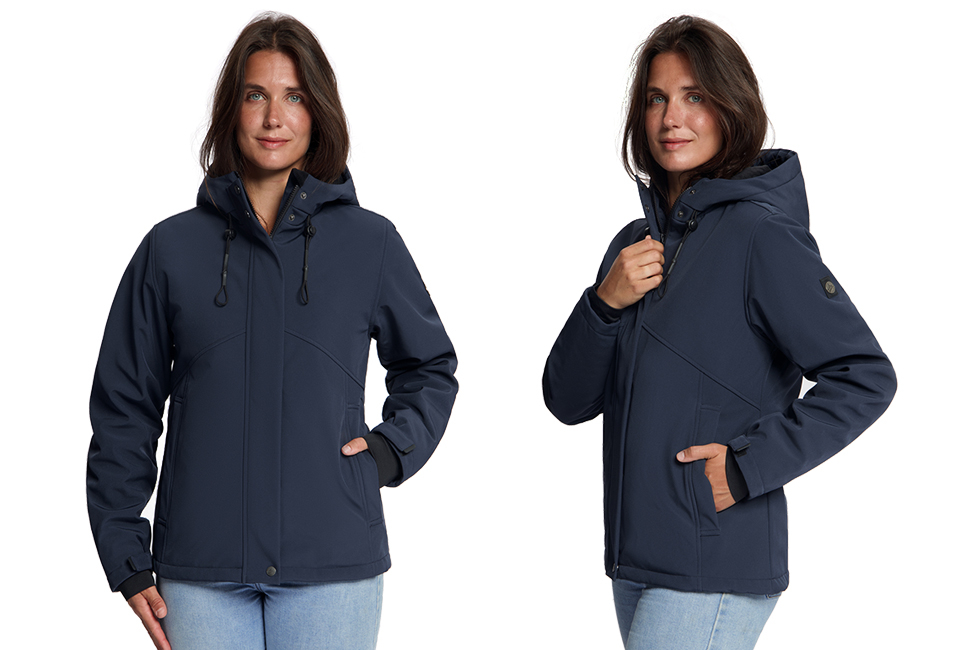 Veste softshell coupe-vent et imperméable pour femmes et hommes