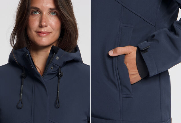 Veste softshell coupe-vent et imperméable pour femmes et hommes