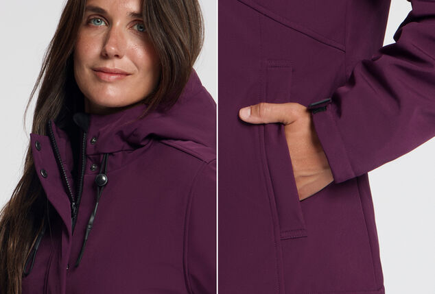Veste softshell coupe-vent et imperméable pour femmes et hommes