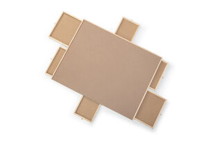 Prático tabuleiro de puzzle com gavetas — 2