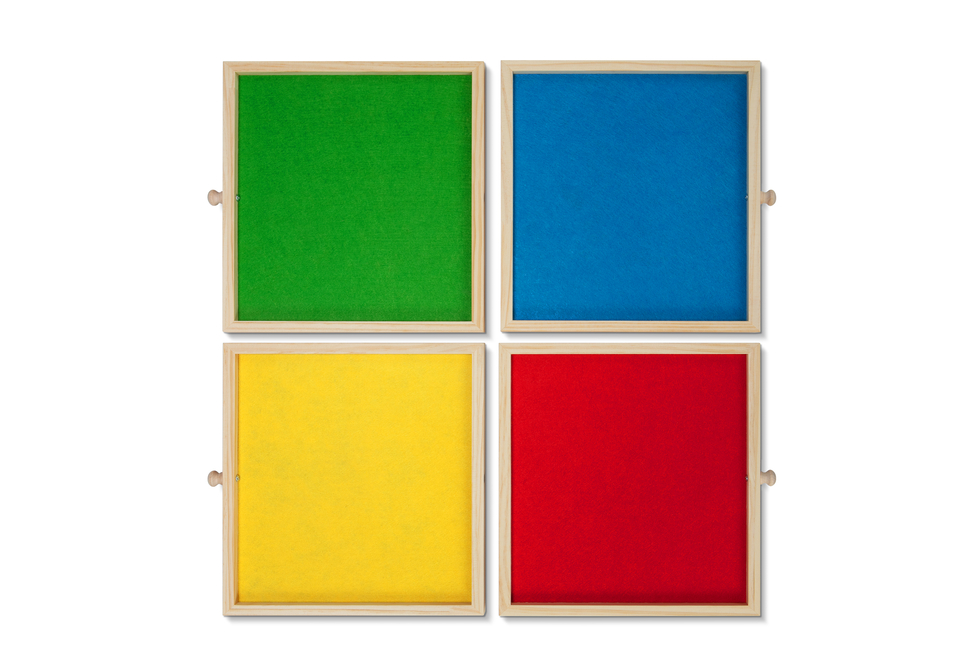 Prático tabuleiro de puzzle com gavetas