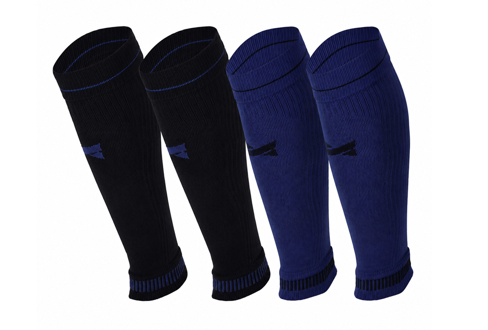 2 pairs of comfortable compression calf sleeves for tired legs
