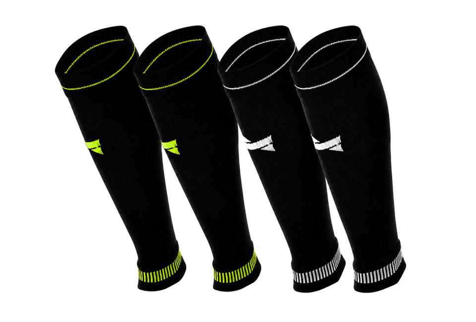 2 pairs of comfortable compression calf sleeves for tired legs