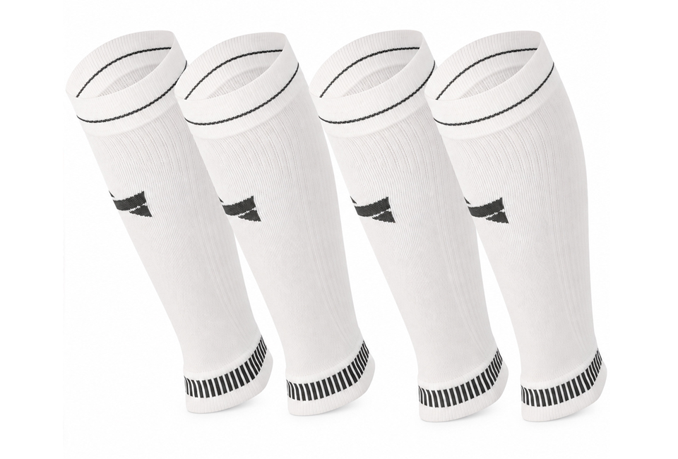 2 paar comfortabele compressie kuitbanden voor vermoeide benen