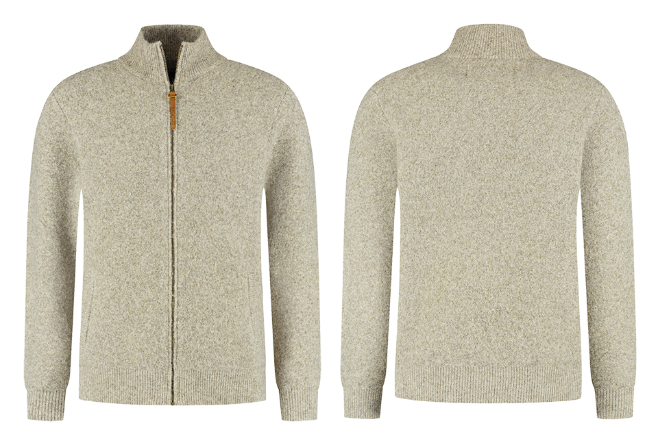 Chaqueta de punto suave para hombre y mujer