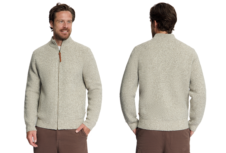 Chaqueta de punto suave para hombre y mujer
