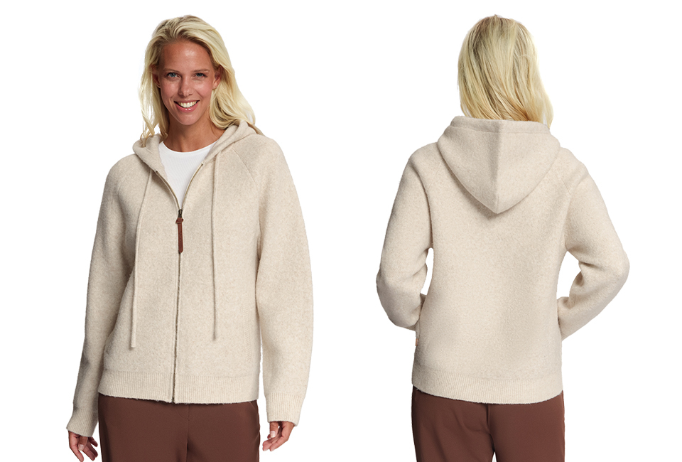 Chaqueta de punto suave para hombre y mujer