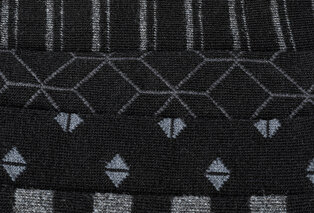 10 pares de meias de algodão com padrão elegante para homem — 3