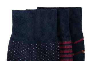 10 pares de meias de algodão com padrão elegante para homem — 12
