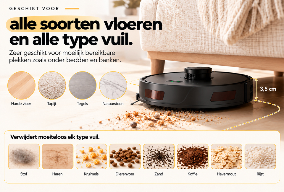OOQE NAVIX TURBO: Geavanceerde Robotstofzuiger met nieuwste technologie