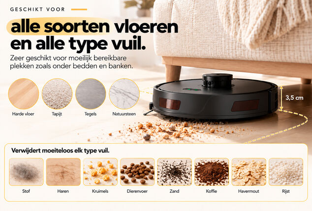 OOQE NAVIX TURBO: Geavanceerde Robotstofzuiger met nieuwste technologie