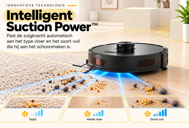 OOQE NAVIX TURBO: Geavanceerde Robotstofzuiger met nieuwste technologie