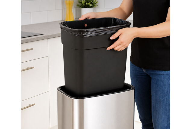 Caixote do lixo recarregável de 50L com sensor