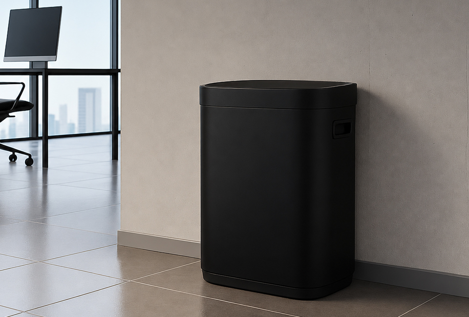 Caixote do lixo recarregável de 50L com sensor