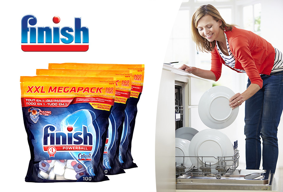 Pastillas para lavavajillas Finish Megapack - Outspot