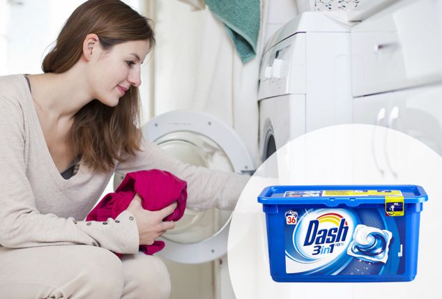 Doses de lessive liquide Dash 3 en 1 regular - Outspot