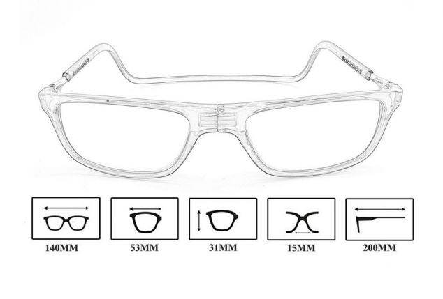 Magnetischer Brillenhalter Erleichtert den Alltag Magho Innovativ für alle Lese- und Sonnenbrillen Fallschutz und Brillenband Granadarot 