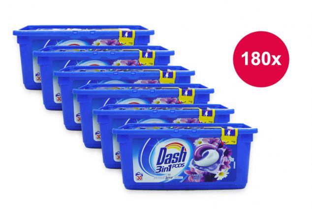 Capsules de lessive liquide Dash 3 en 1 - Outspot