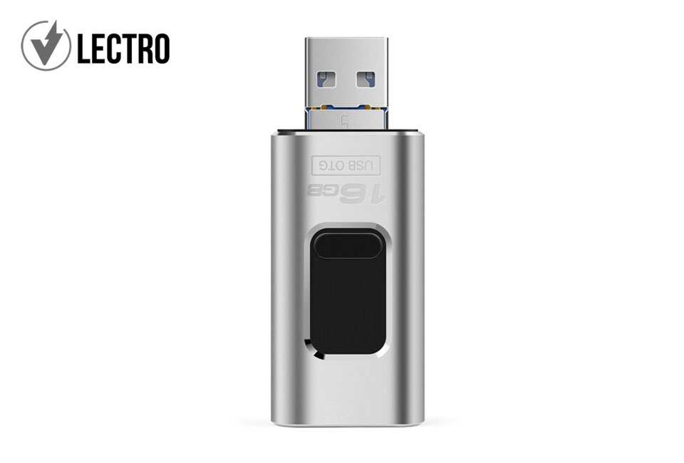 4-in-1 USB stick for smartphones, tablets and laptops - Outspot