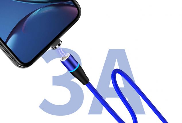 AUFU 240W Cavo di Ricarica Magnetico USB C [2 Pezzi 1,8m] 16PIN Cavo Magnetico Ricarica